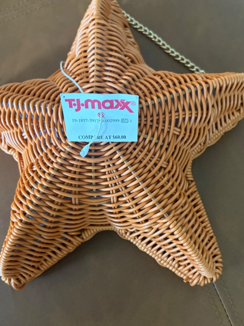 Tommy Bahama Woven Wicker Starfish Crossbody Bag *viral* NWT - Picture 6 of 8